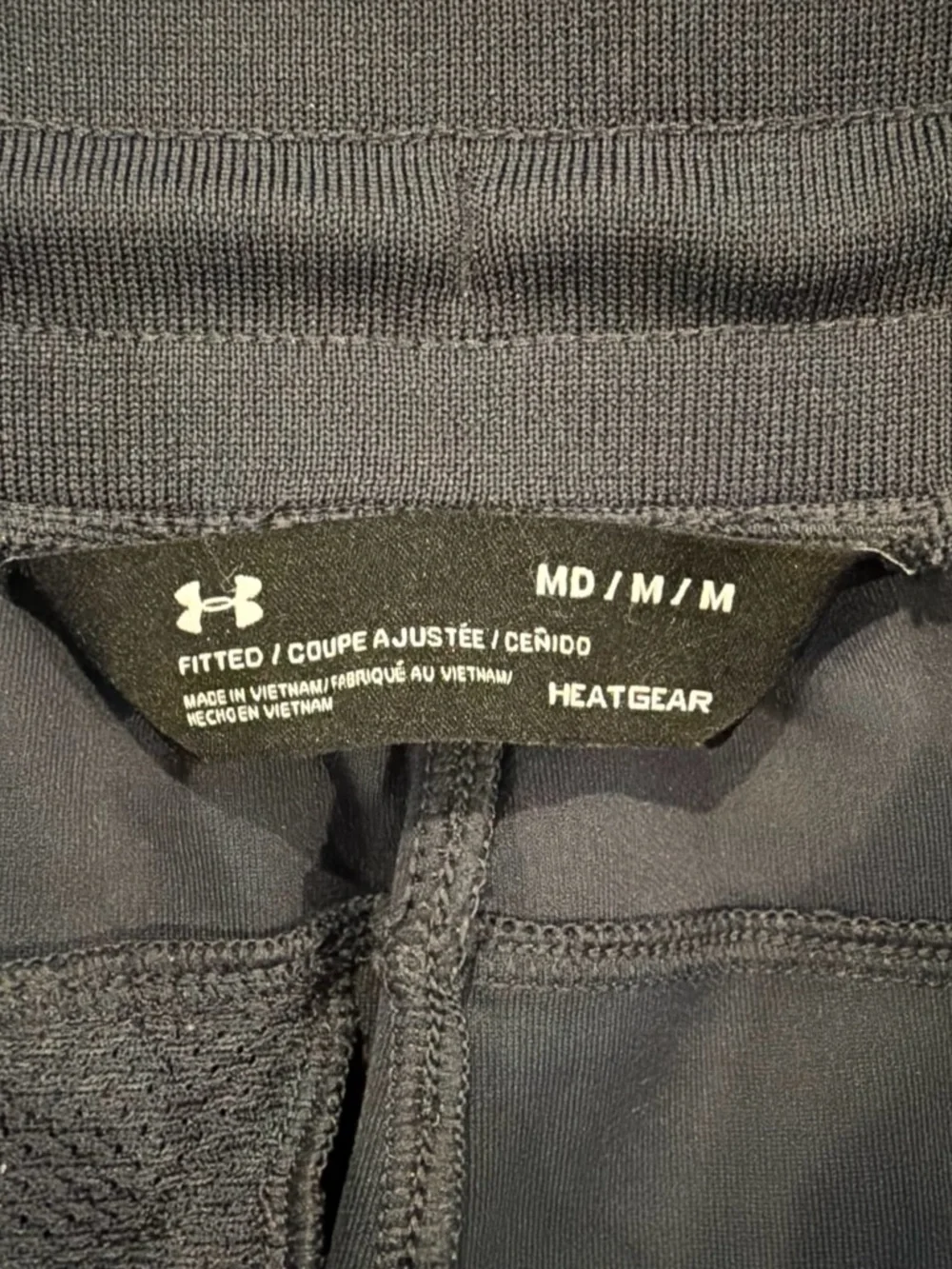 Under Armour Men's Charcoal Gray Joggers with Black Patch Pockets